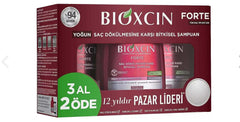Promo - BIOXCIN FORTE - 3 Pieces Anti-Hair Loss Shampoo of 300ml each.