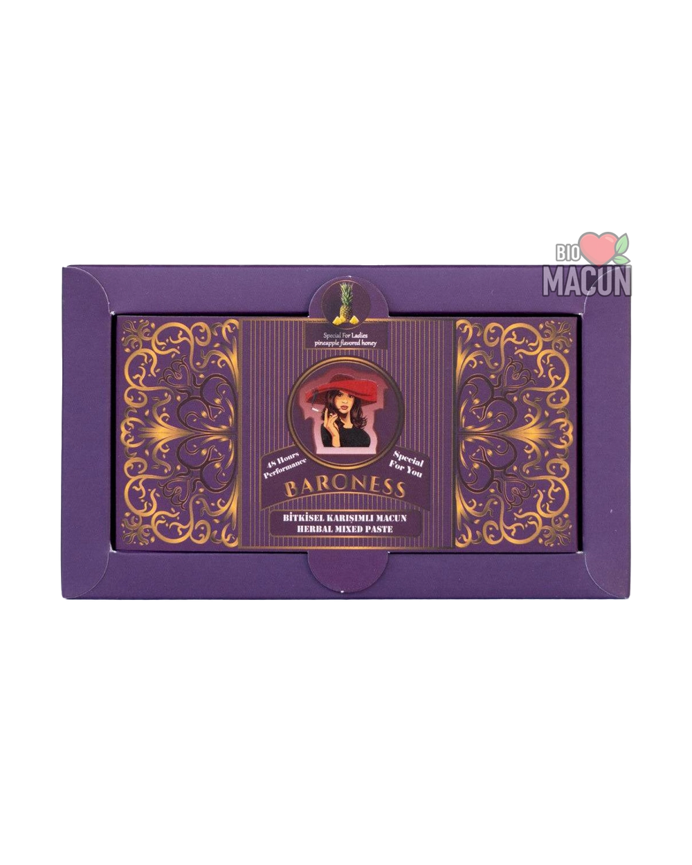 BARONESS Pineapple Macun 10×15g – епимедиум маджун за жени с вкус на ананас