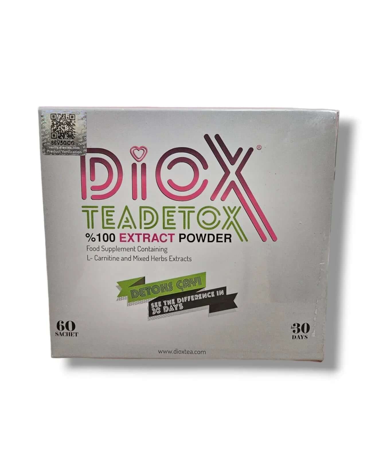 Diox Detox Tea – Herbal Tea with Plant Extracts 60 Sachets Secondary image
