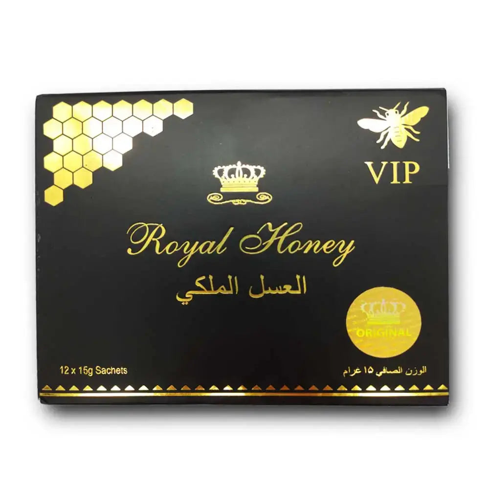 Madjun Koninklijke Madjun - Black Honey VIP - 12 zakjes van 15 gram – BioMacunBG