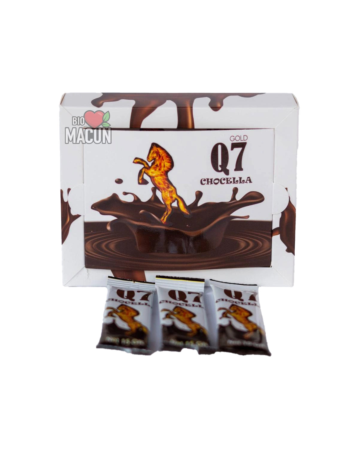 Q7 Gold Оригинален шоколад с епимедиум маджун – афродизиак в сашета 