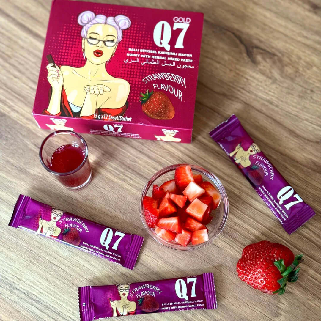 Епимедиум Маджун Gold Q7 за жени  – 12 Сашета вкус ягода Второстепенно изображение