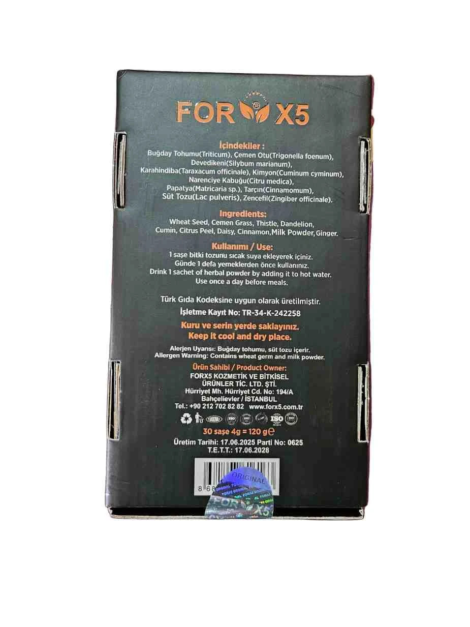 FORX5 Magic Mix напитка за качване на килограми – опаковка 30 сашета