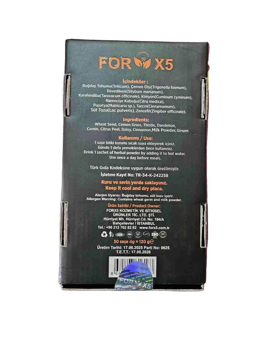 FORX5 Magic Mix – High-Calorie Drink Mix for Weight Gain and Appetite Stimulation (30 Sachets) Secondary image