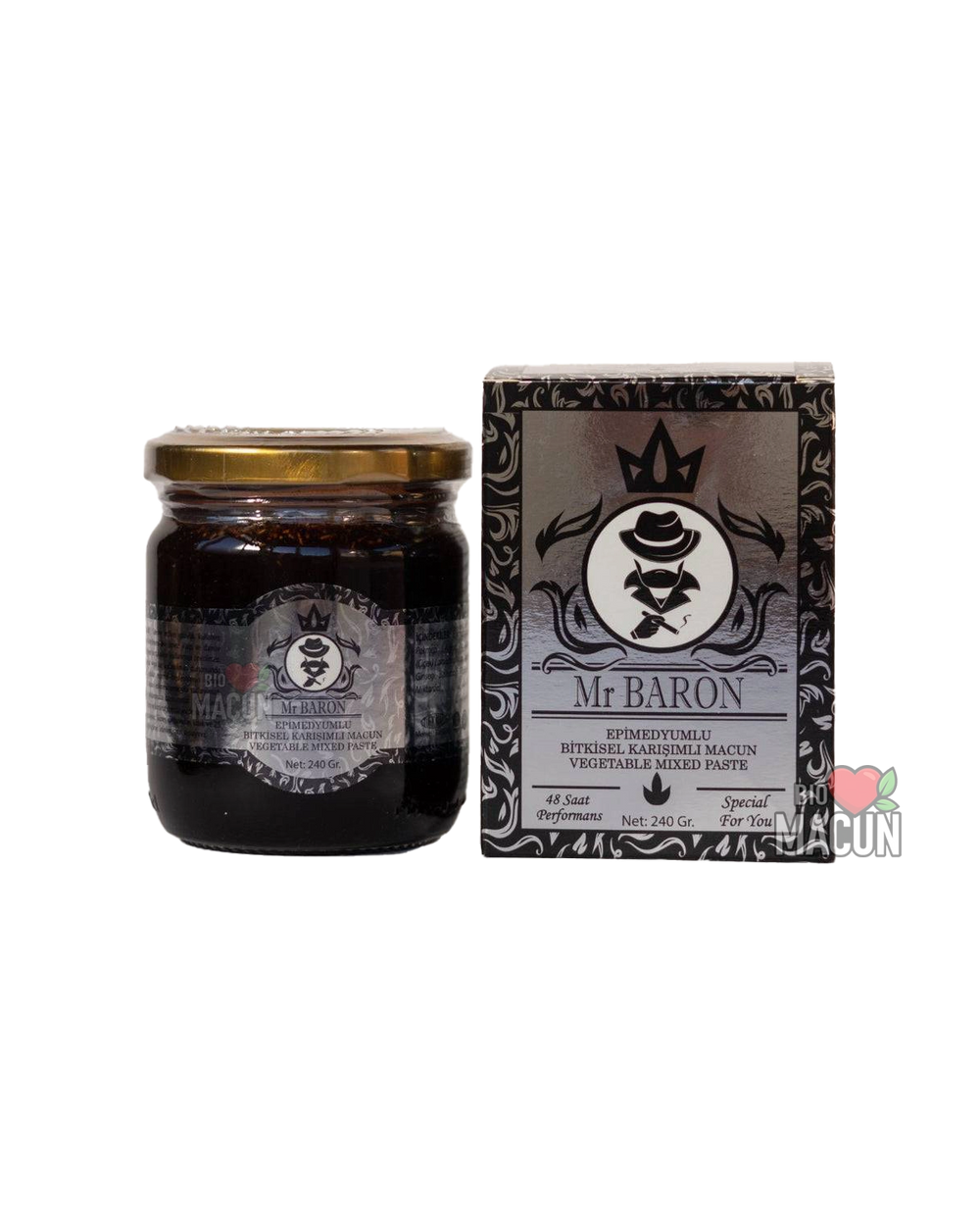 Mr.BARON Epimedium Macun 240g – натурален епимедиум маджун в буркан