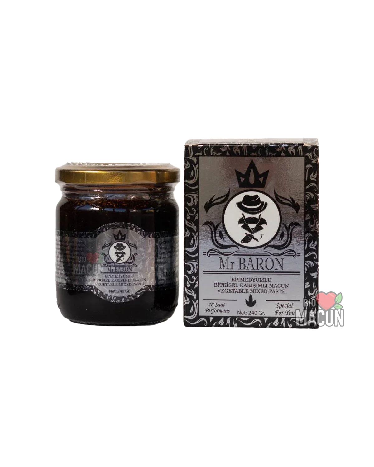 Mr.BARON Epimedium Macun 240g – натурален епимедиум маджун в буркан Основно изображение