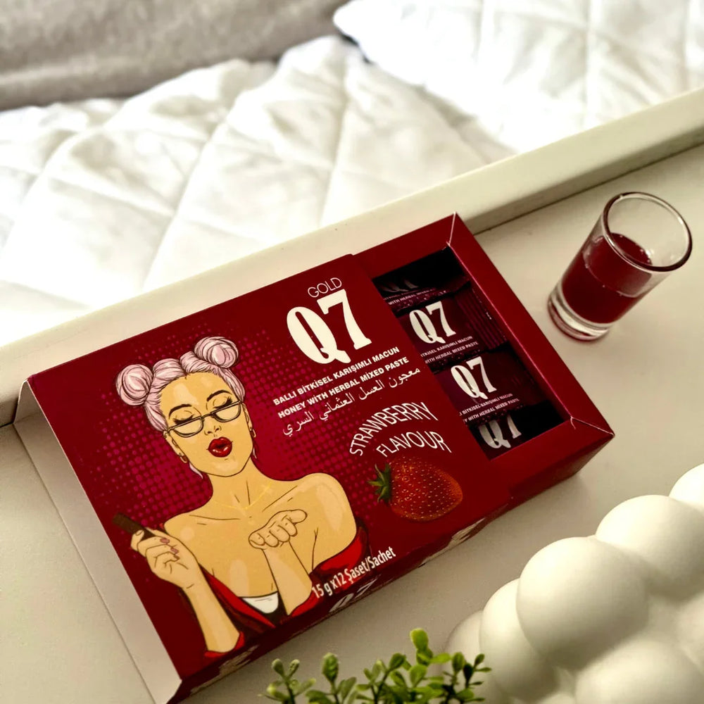 Q7 Gold Strawberry – епимедиум макун в сашета за жени