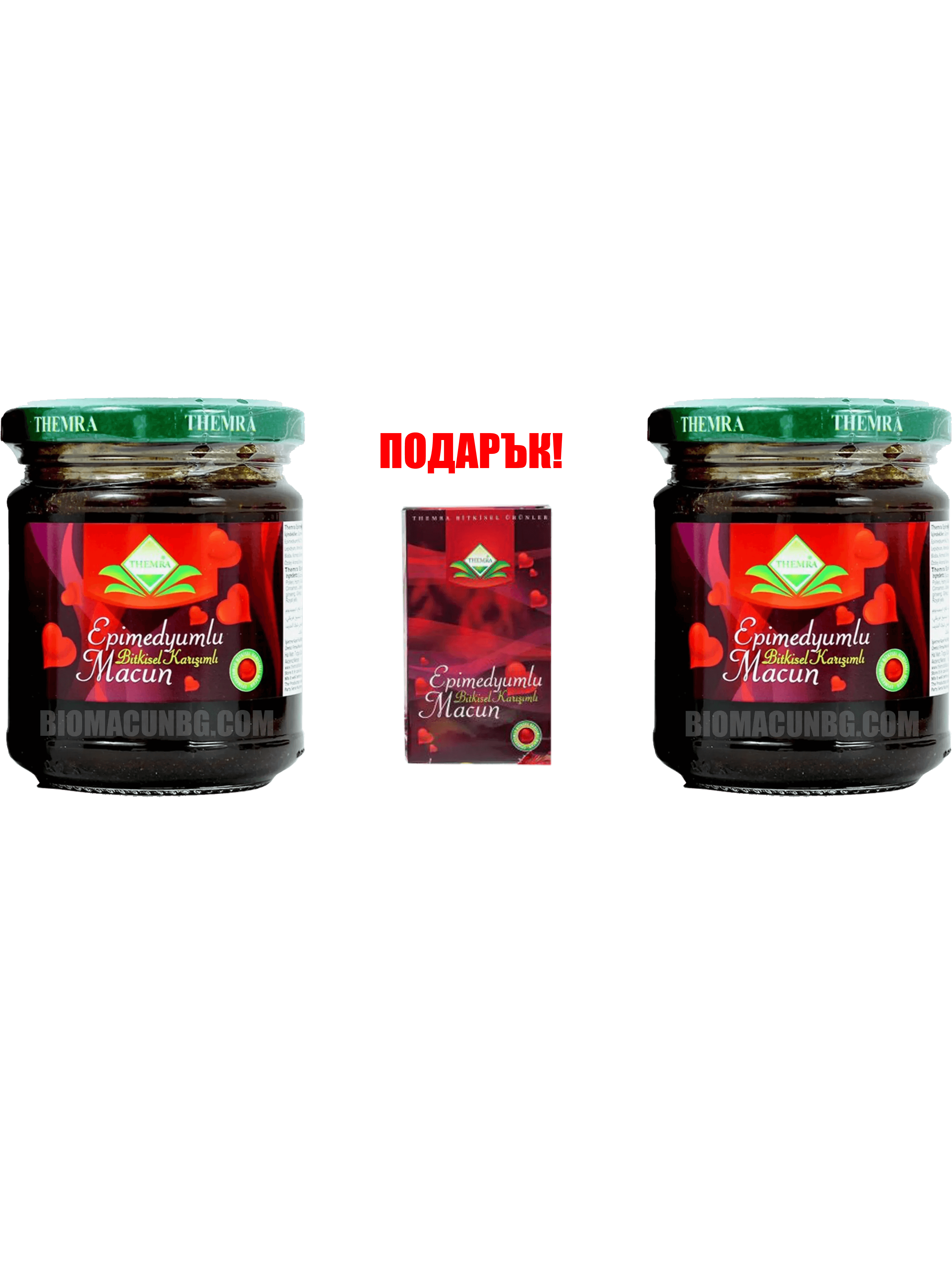 Epimedium Macun Promo Paket – Themra 2×240 g + Sachets 72 g Zweitbild