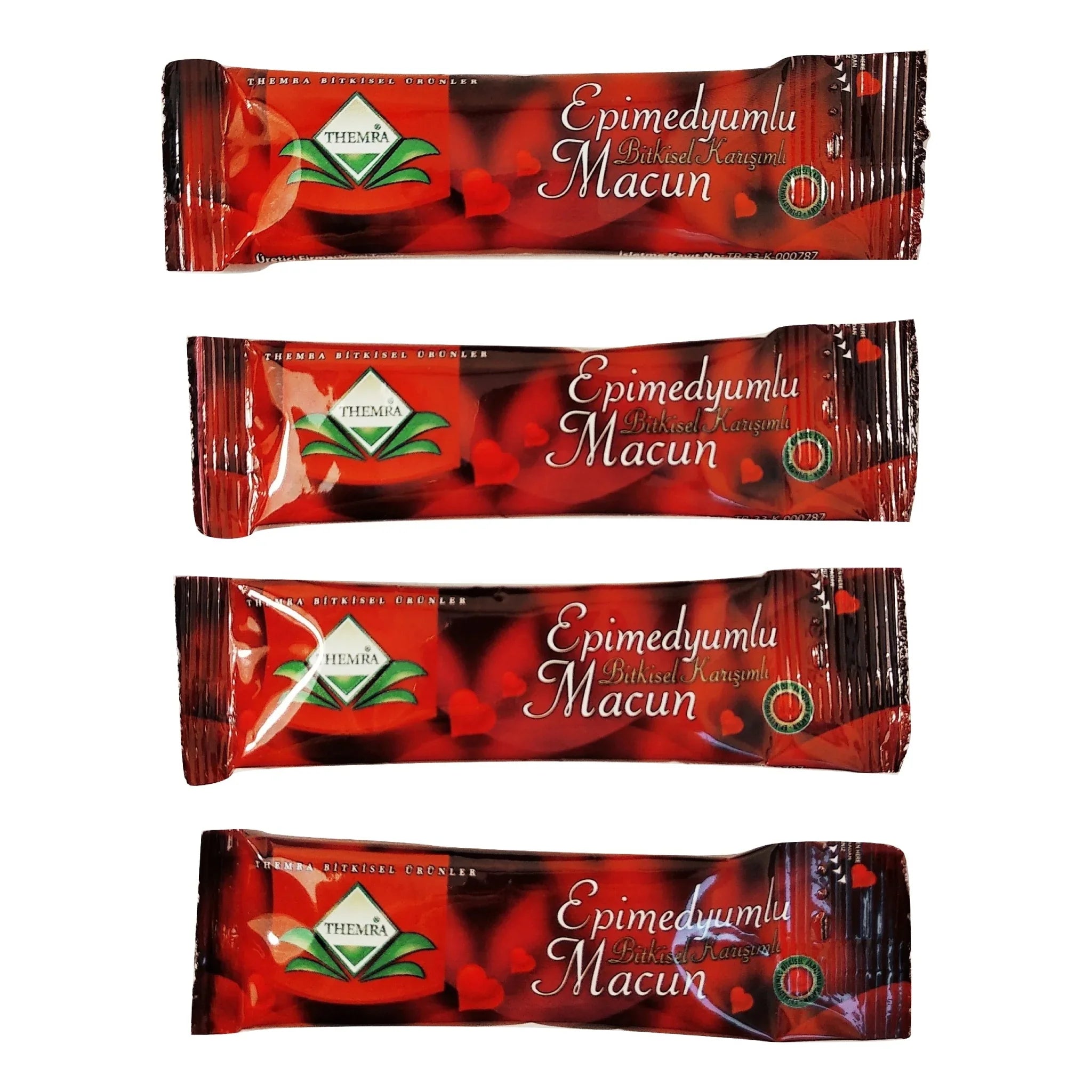 Themra Epimedium Macun дози по 12 грама в опаковки, натурална билкова добавка.