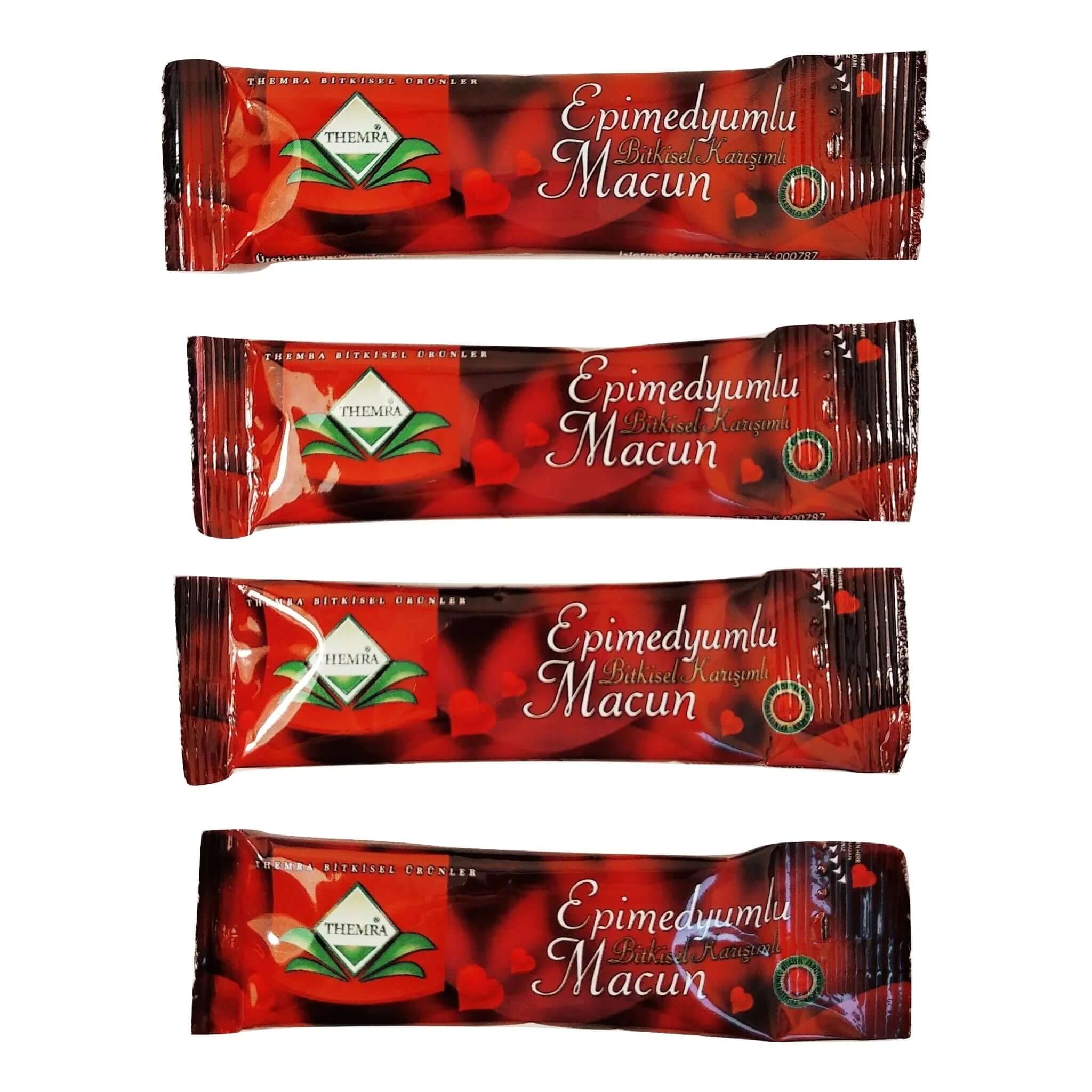 Themra Epimedium Macun дози по 12 грама в опаковки, натурална билкова добавка.