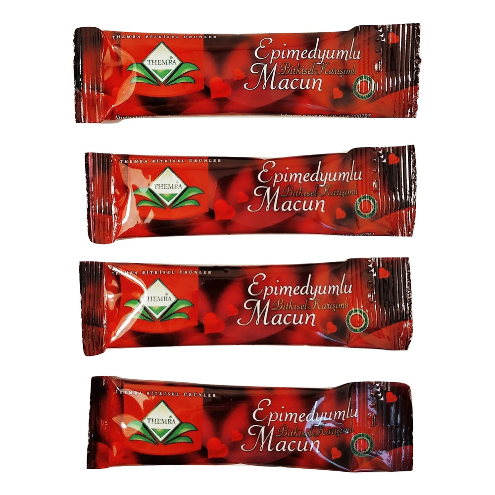 Themra Epimedium Macun дози по 12 грама в опаковки, натурална билкова добавка.